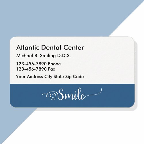 Dentist Office Professional Businesscards Appointment Card