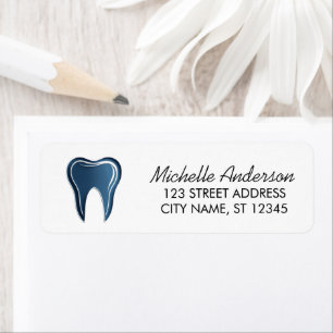 Dentist Office Return Address Label