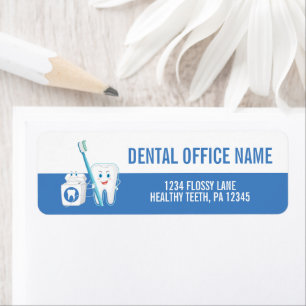 Dentist Office Return Address Labels