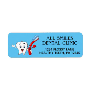 Dentist Office Return Address Labels