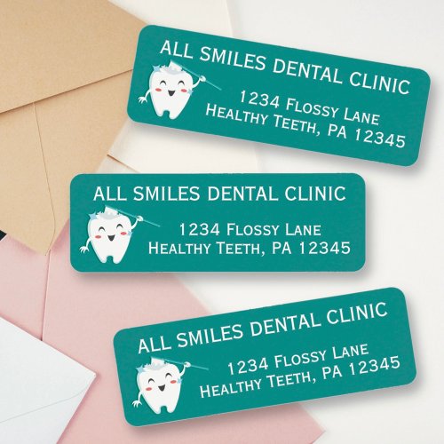 Dentist Office Return Address Labels
