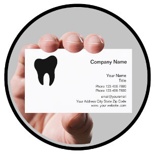 Dentist Office Simple Design Business Card