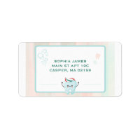 Dentist office Tooth Minimalist return address