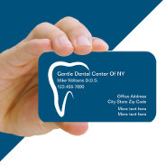 Dentist Office Tooth Symbol Business Card Template at Zazzle