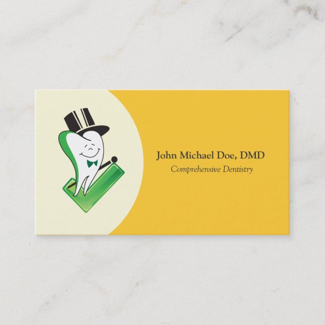 Dentist / Orthodontist Business Cards Template (Front)