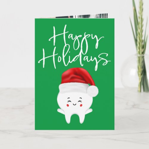 DENTIST ORTHODONTIST  Happy Holidays Holiday Card