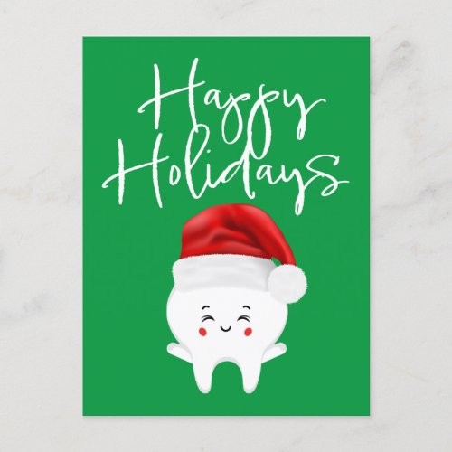 DENTIST ORTHODONTIST  Happy Holidays Holiday Post Postcard