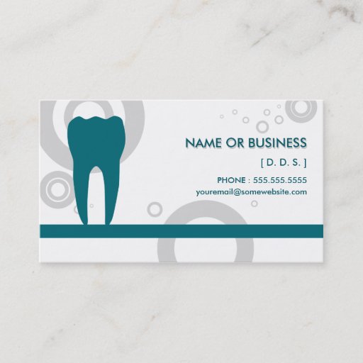 Customizable dentist Os Business Card