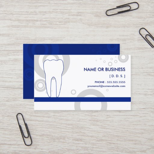 Customizable dentist Os Business Card