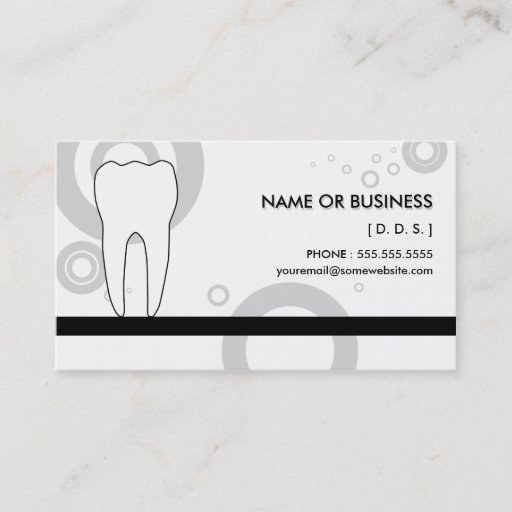Customizable dentist Os Business Card Template