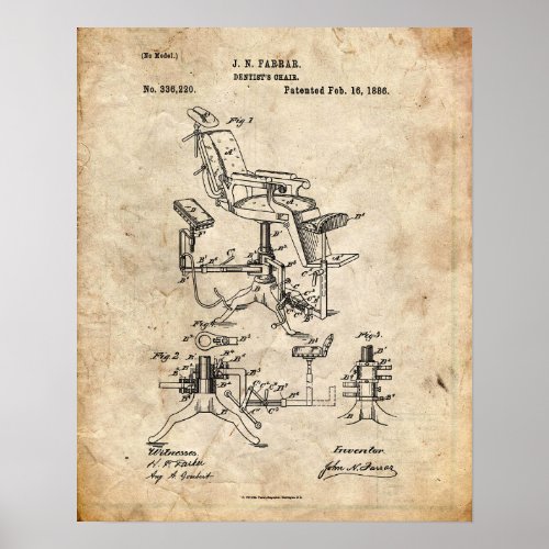 Dentist Patent Poster