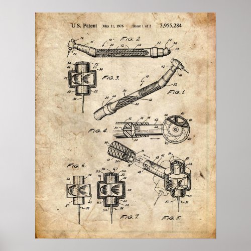 Dentist Patent Poster