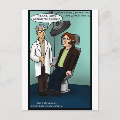Dentist Peroxide Bluetooth Funny Gifts Cards Tees