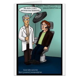 Dentist Peroxide Bluetooth? Funny Gifts Cards Tees