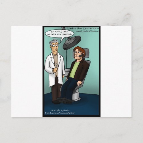 Dentist Peroxide Bluetooth Funny Gifts Cards Tees