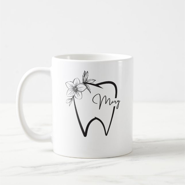  Dentist Personalized  Coffee Mug (Left)