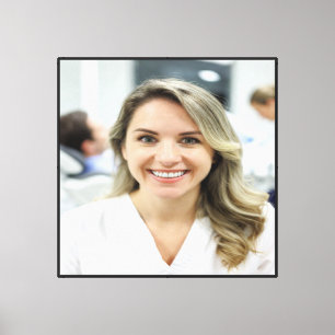 Dentist Photo Customize Personalize Canvas Print