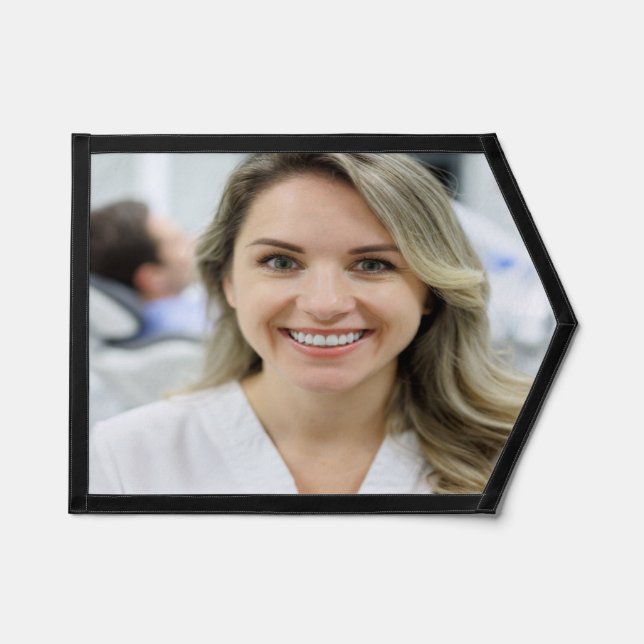 Dentist Photo Customize Personalize Pennant (Front)