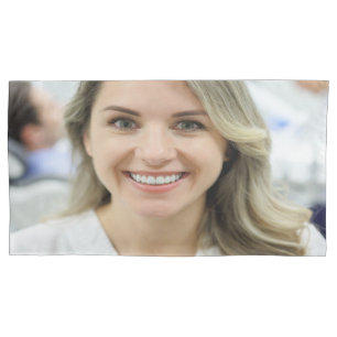 Dentist Photo Customize Personalize Pillow Case