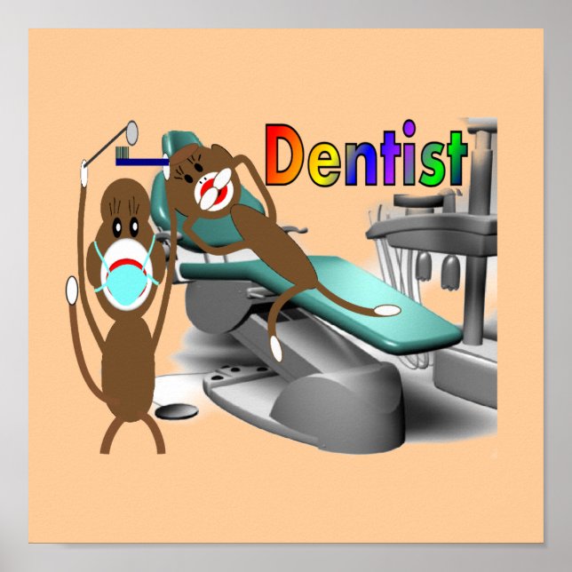 Dentist Poster Customizable—Unique Gift (Front)