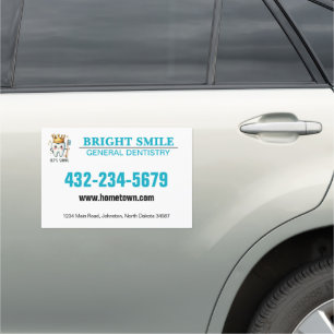 Dentist Practice Car Magnet