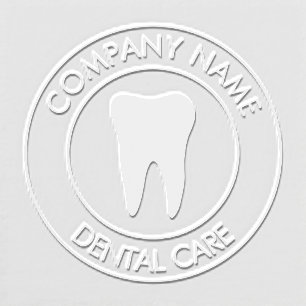 Dentist practice tooth logo custom paper embosser