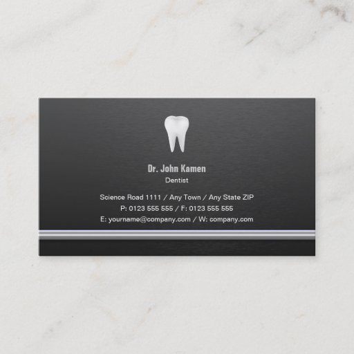 Customizable Elegant Dental Business Card