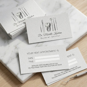 Dentist Professional Dental Appointment  Business Card