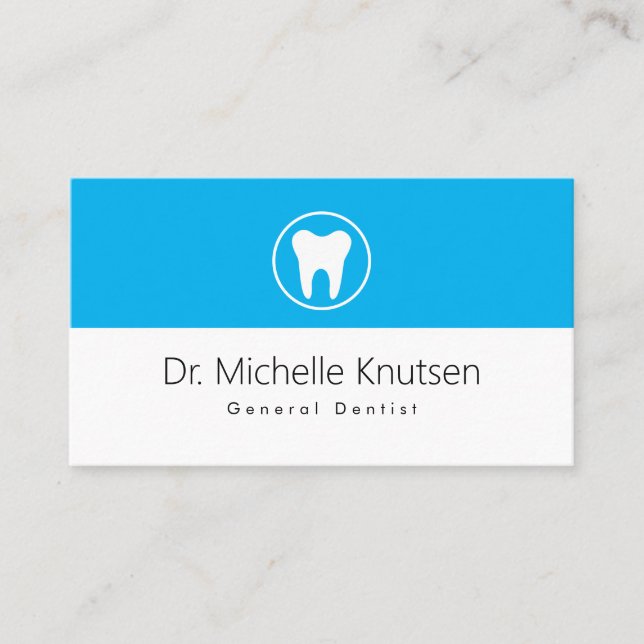 Dentist Professional Dental Appointment Business Card (Front)