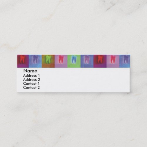 Dentist Profile Card Business Card Templates