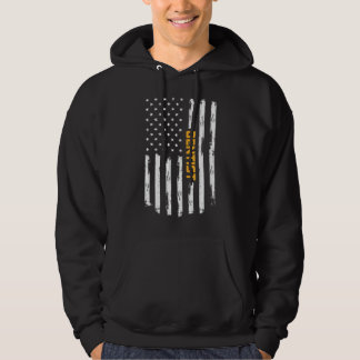 Dentist Proud Positive Carrer Vintage American Fla Hoodie