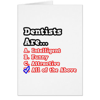 Dentist Quiz...Joke Cards