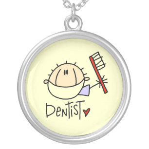 Dentist Silver Plated Necklace