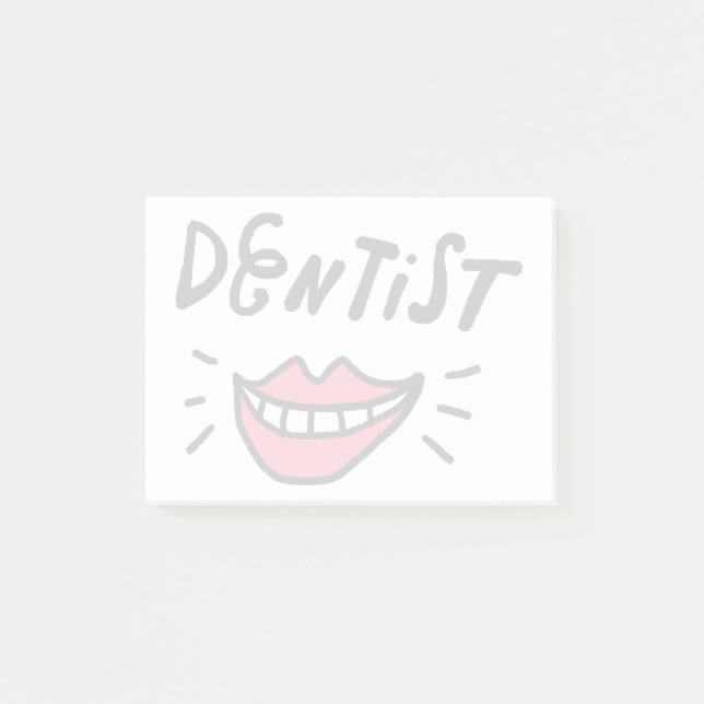 Dentist Smile Post-it Notes (Front)