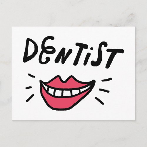 Dentist Smile Postcard