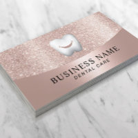 Dentist Smile Tooth Modern Rose Gold Dental Care