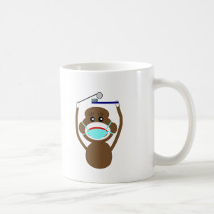 Dentist Sock Monkey Shirts and Gifts--Adorable Coffee Mug