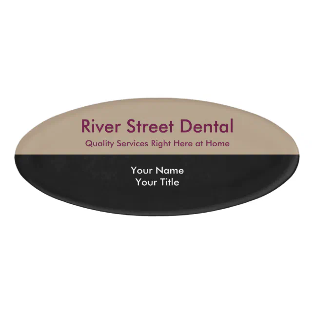 Dentist Staff Name Tag Zazzle