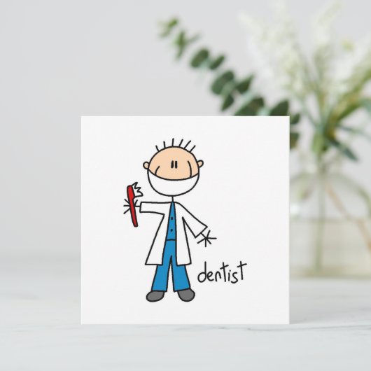Dentist Stick Figure (Standing Front)