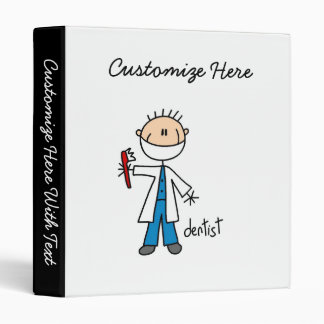 Dentist Stick Figure Binder