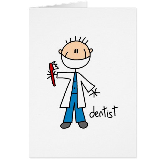 Dentist Stick Figure Cards (Front)