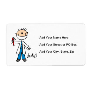 Dentist Stick Figure Label