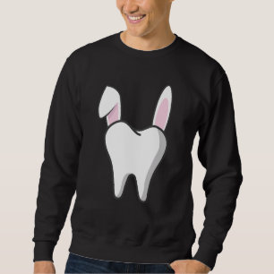 Dentist Student Bunny Teeth Graphic Dental Surgeon Sweatshirt