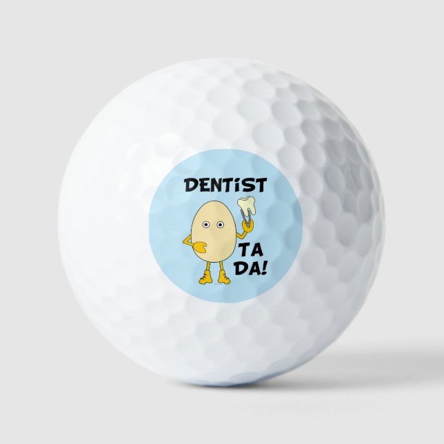 Dentist Ta Da Golf Balls (Front)