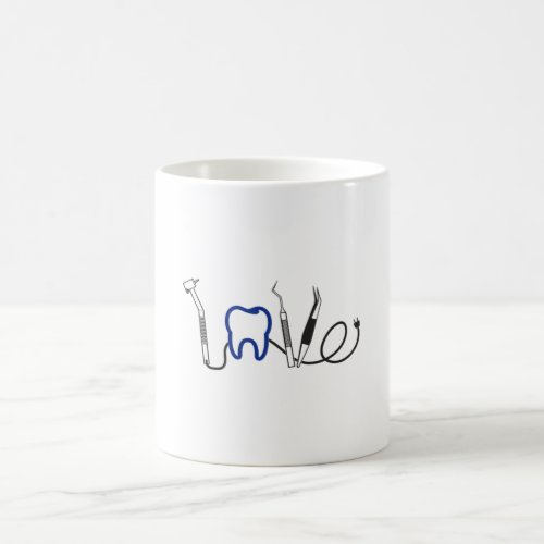 Dentist Teeth Dental LoveTooth Love Funny Gift Coffee Mug
