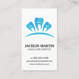 Dentist   Teeth Icon Business Card