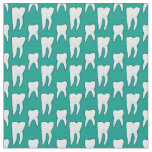 Dentist Teeth Orthodontist Pattern Fabric