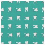 Dentist Teeth Orthodontist Pattern Fabric
