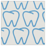 Dentist Teeth Orthodontist Pattern Fabric