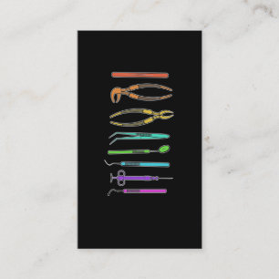 Dentist Tools Dental Assistant Dental Business Card